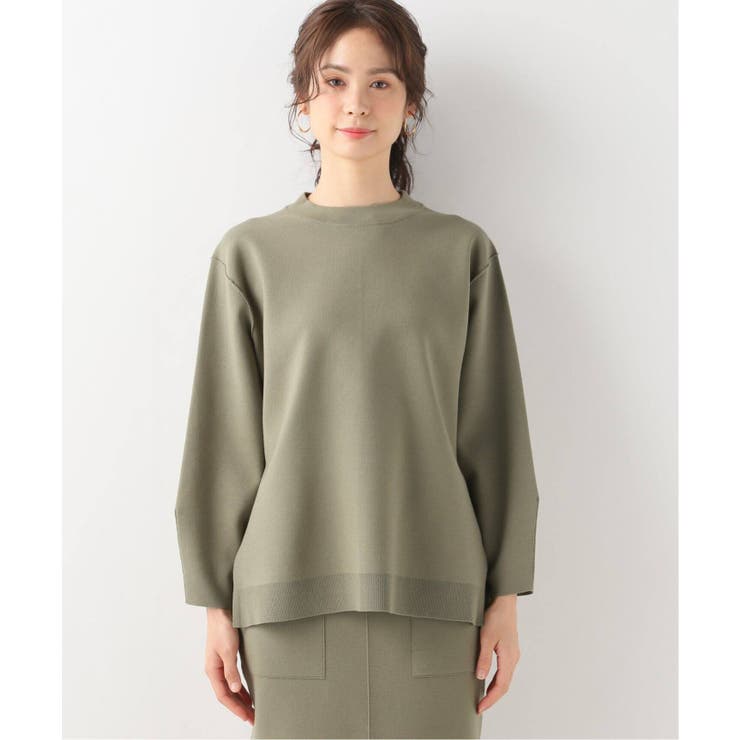 Spick &Spanスムーススリットプルオーバー、タイトスカート