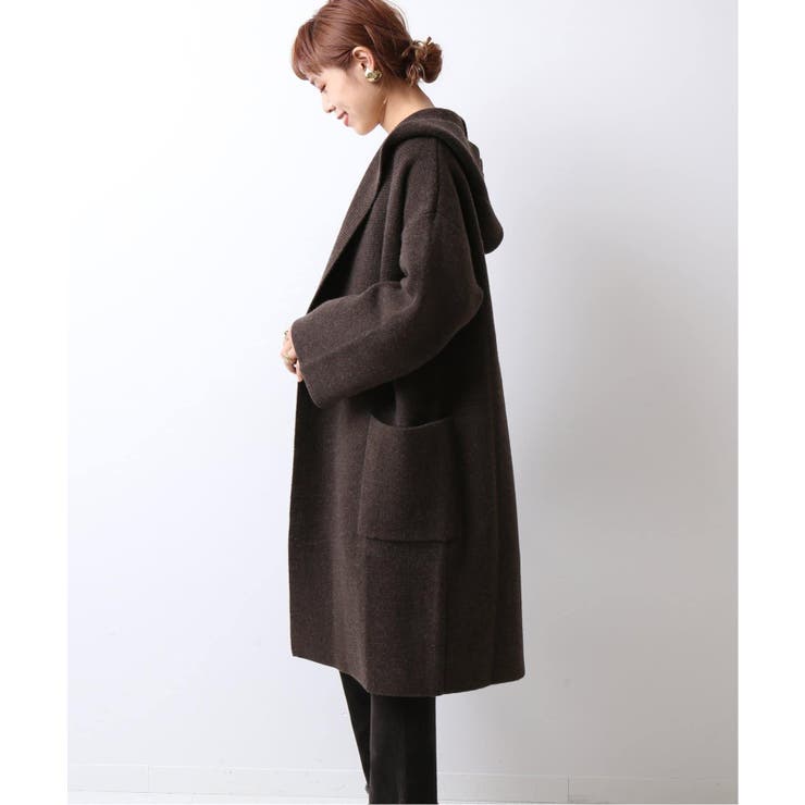 Spick and Span＞ ポンチローマフーディーコート◇[品番