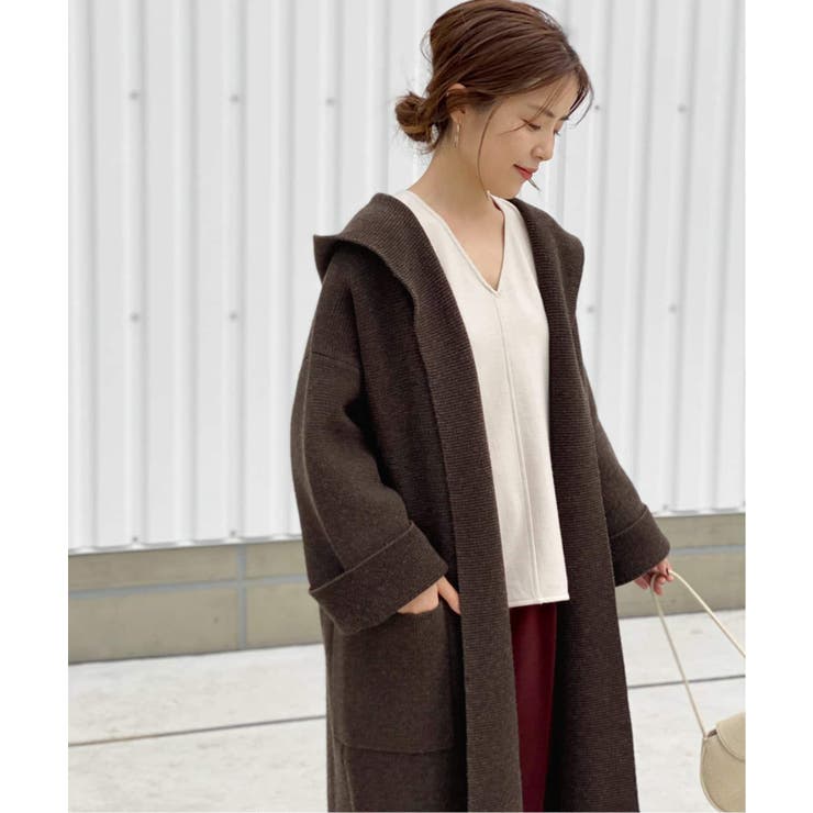 Spick and Span＞ ポンチローマフーディーコート◇[品番
