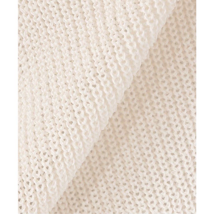Spick and Span ストローヤーンアゼベスト　ベージュ Spick and Span]ストローヤーンアゼベスト◇[品番：BYCW0003960]｜B.C