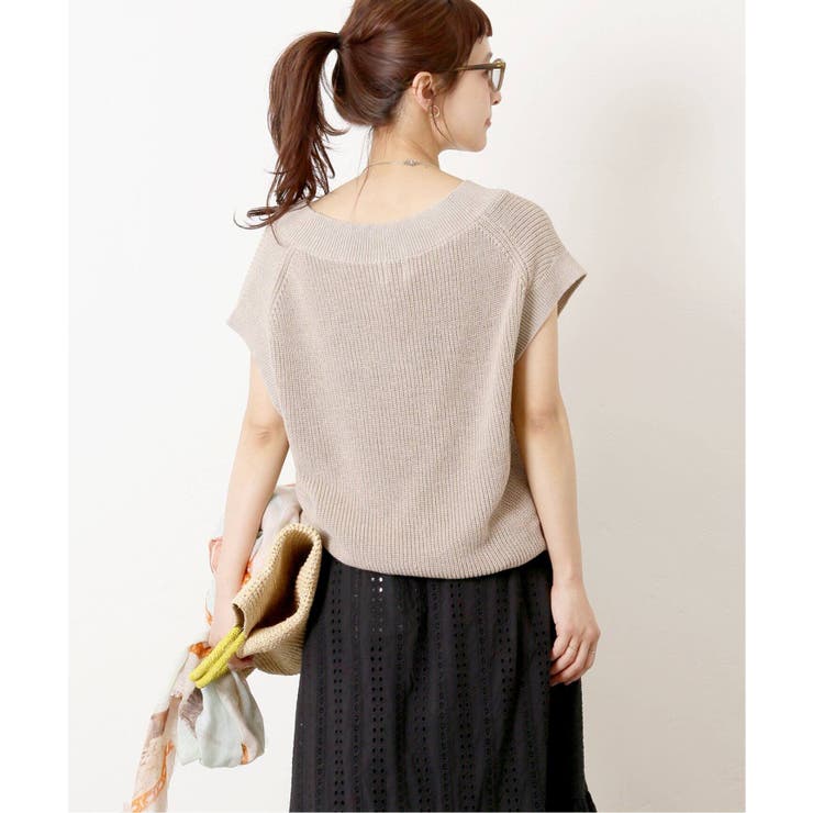 スピックアンドスパン ヴィンテージライクニットベスト