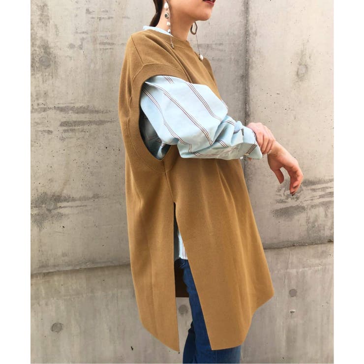 CPミラノロングベスト◇[品番：BYCW0007308]｜B.C STOCK（ベーセー