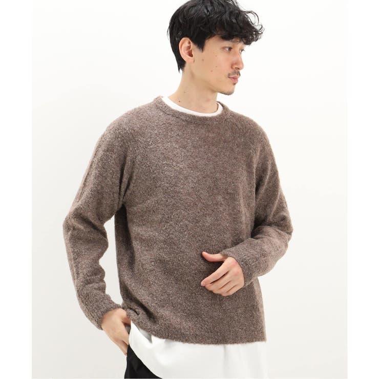 ブラウン | ＜B.C STOCK＞ LOOP ALPACA KNIT | B.C STOCK