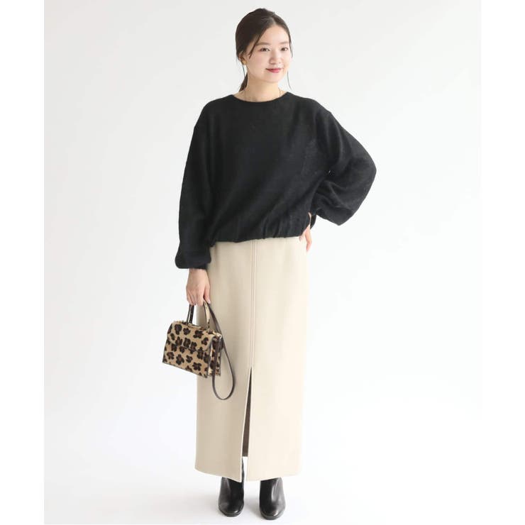 IENA＞ モヘアボリュームスリーブプルオーバー◇[品番