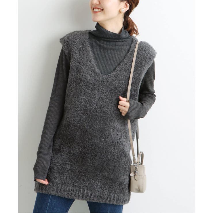 期間限定価格商品 IENA＞ Aube Mole ノースリーブプルオーバー◇[品番 ベスト+ジレ