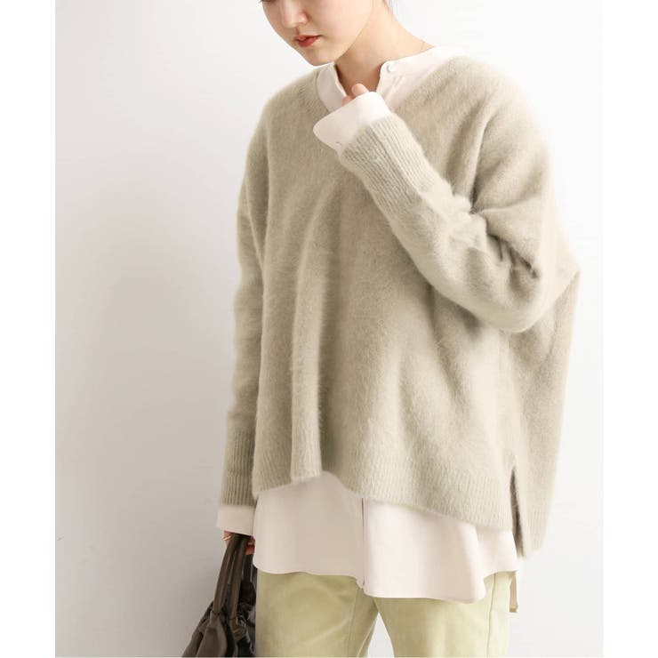 IENA＞ ラクーンVネックプルオーバー◇[品番：BYCW0010222]｜B.C STOCK