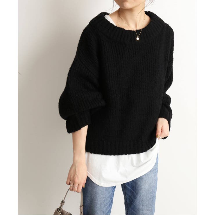 SLOBE IENA＞ フラッフィーカシミヤ3Gニット◇[品番：BYCW0012015