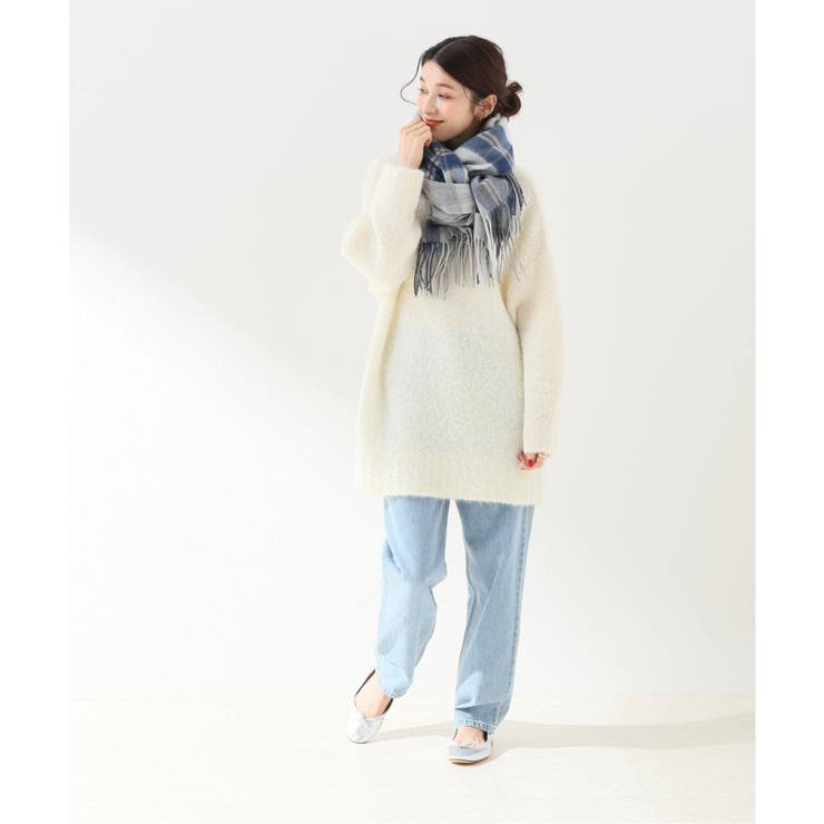 SLOBE IENA＞ モヘヤブークレーボートネックプルオーバー◇[品番