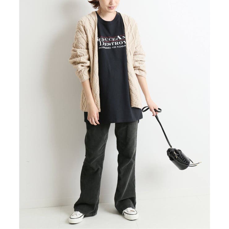 riiachan　SLOBE IENA ハンドケーブルニットカーディガン SLOBE IENA - SLOBE IENA ハンドケーブルニットカーディガンの通販 by