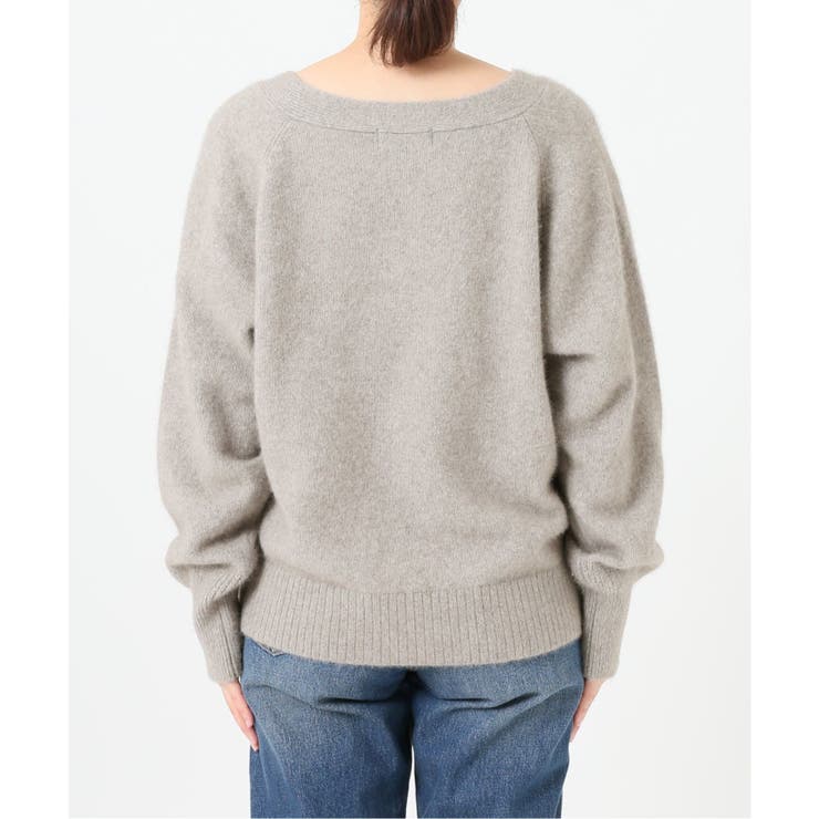 ▣スローブイエナ　フォックス混ニット SLOBE IENA＞ FOX混Vネックニット◇[品番：BYCW0009867]｜B.C STOCK