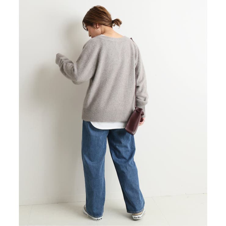 SLOBE IENA＞ FOX混Vネックニット◇[品番：BYCW0009867]｜B.C STOCK