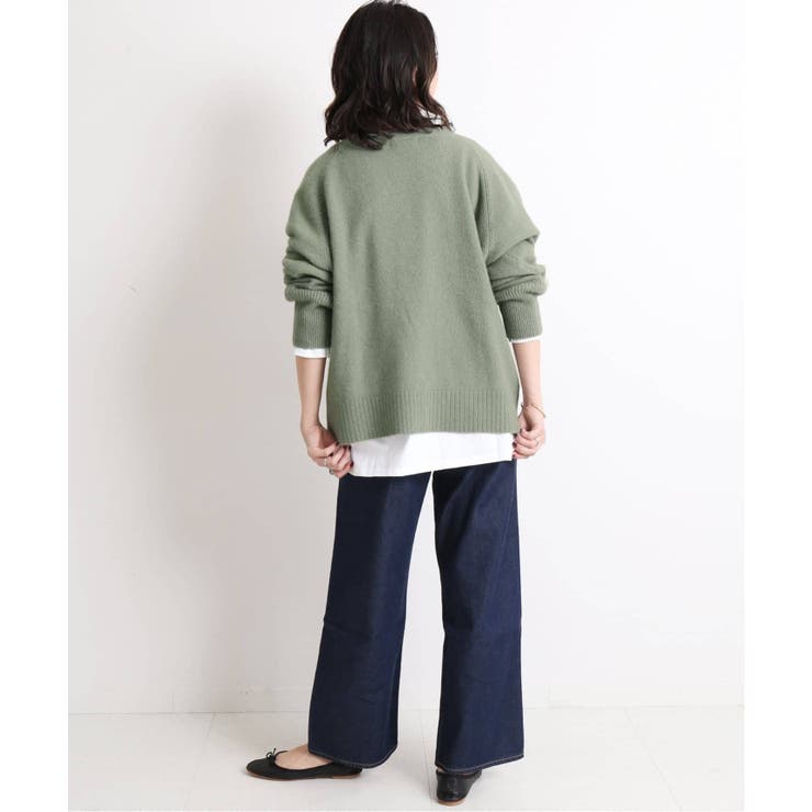 SLOBE IENA＞ FOX混Vネックニット◇[品番：BYCW0009867]｜B.C STOCK