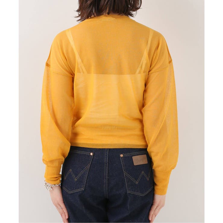 PALOMA WOOL　パロマウール シースルークルーネックニット PALOMA WOOL/パロマ ウール】シースルーニット[品番：BYCW0007431