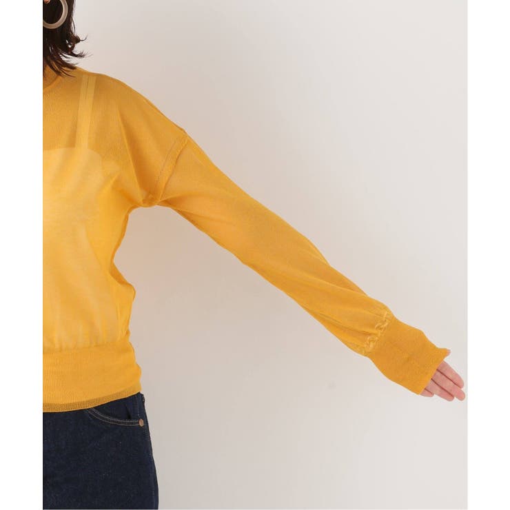PALOMA WOOL　パロマウール シースルークルーネックニット PALOMA WOOL/パロマ ウール】シースルーニット[品番：BYCW0007431