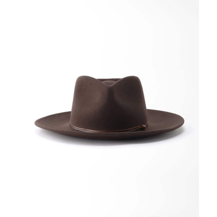 安い購入 FRAMeWORK＞ 【WYETH】レザー コード フェルトhat[品番 帽子