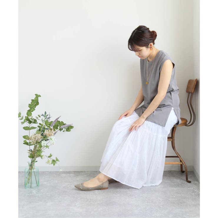 LE TALON＞ ポインテッドサシメッシュフラット◇[品番