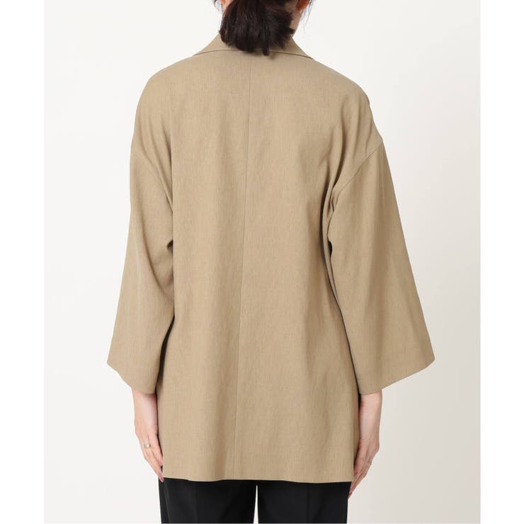 Spick and Span＞ ラミーサイドスリットオーバージャケット◇[品番 