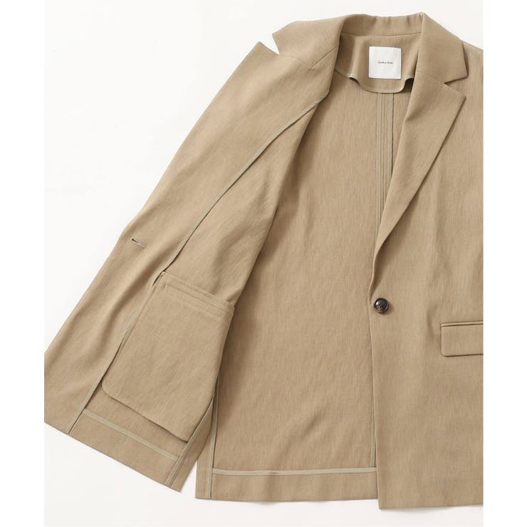 Spick and Span＞ ラミーサイドスリットオーバージャケット