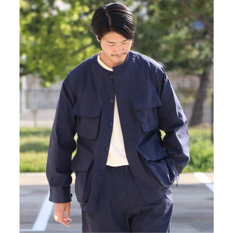 お買い得商店街 M-R BDUジャケット リップストップ 専用 ネイビー ジャケット - ジャケット・アウター