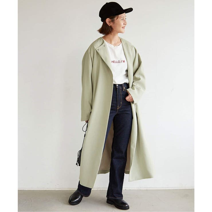 SLOBE IENA（スローブイエナ）の「強撚OXオーバーコート【手洗い