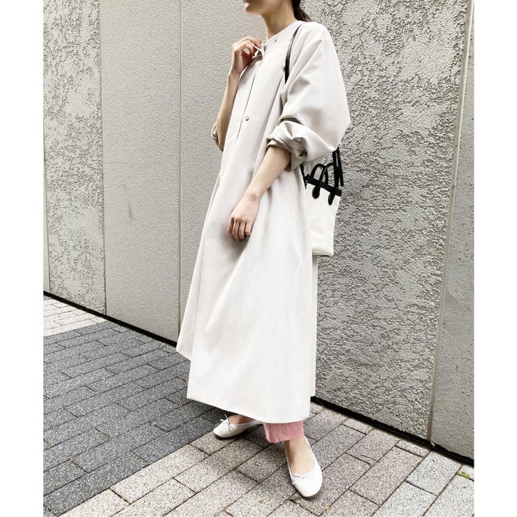 SLOBE IENA＞ 強撚OXオーバーコート◇[品番：BYCW0013178]｜B.C