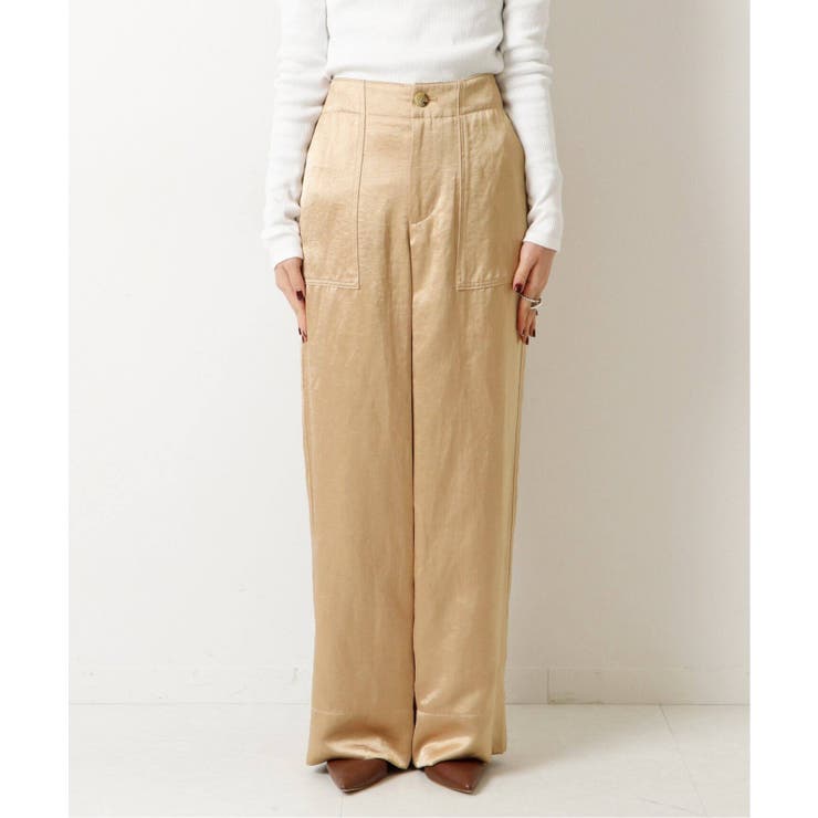 Spick and Span＞ サテンベイカーパンツ◇[品番：BYCW0013181]｜B.C
