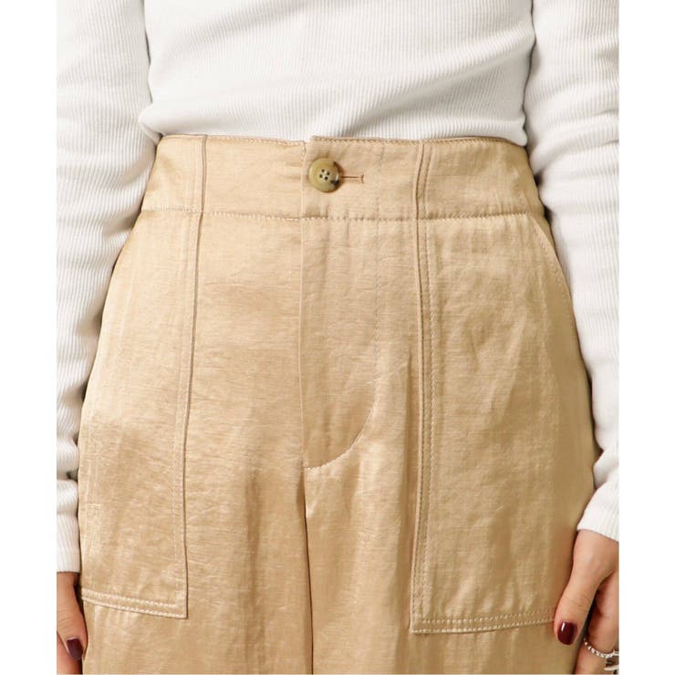 Spick and Span＞ サテンベイカーパンツ◇[品番：BYCW0013181]｜B.C