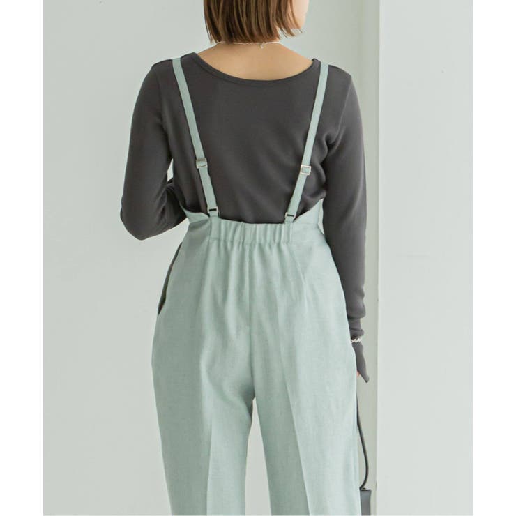 NOBLE＞ TAブッチャー2WAYサロペットパンツ◇[品番：BYCW0013184