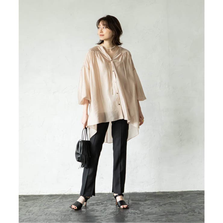 NOBLE＞ スリットテーパードパンツ◇[品番：BYCW0013185]｜B.C