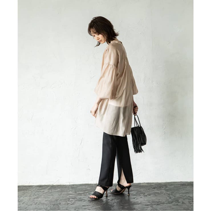 NOBLE＞ スリットテーパードパンツ◇[品番：BYCW0013185]｜B.C STOCK 