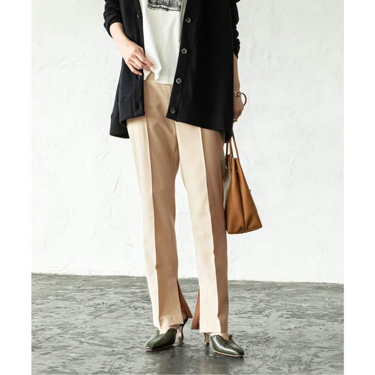 NOBLE＞ スリットテーパードパンツ◇[品番：BYCW0013185]｜B.C STOCK 