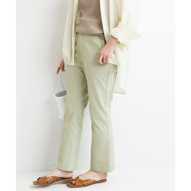 IENA＞ スリムストレッチクロップドパンツ◇[品番：BYCW0013204