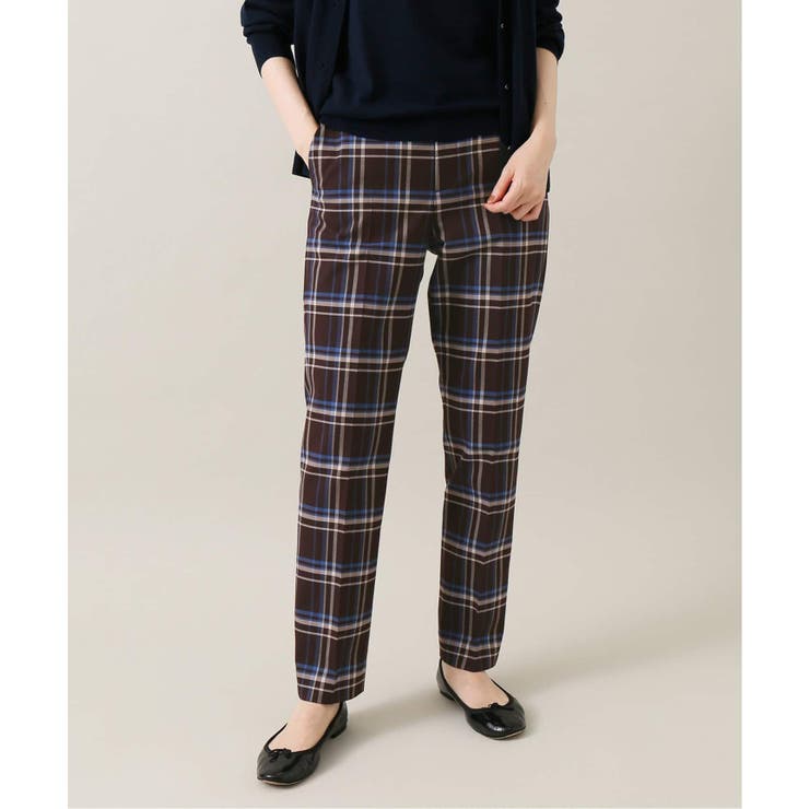 IENA＞ チェック スティックパンツ◇[品番：BYCW0013877]｜B.C STOCK  