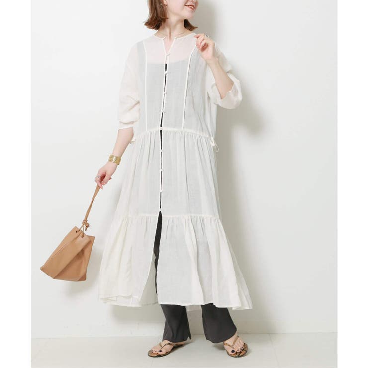 Spick and Span＞ シアーラミーワンピ◇[品番：BYCW0013207]｜B.C