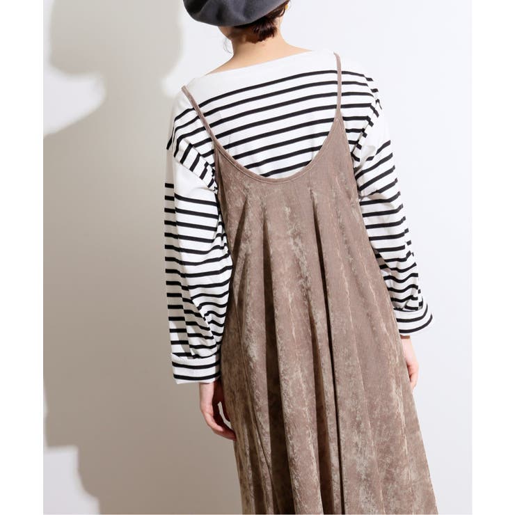 IENA W/R キャミワンピース ベージュ 36（IENA（イエナ）の「W/R  