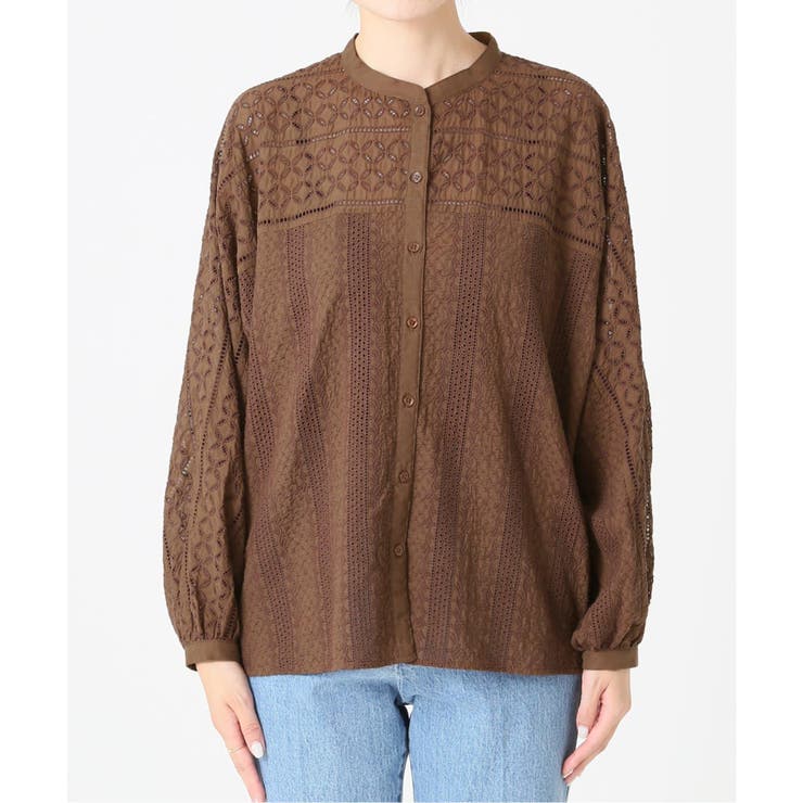 【美品】Spick&Span プロイダーレースドルマンブラウス Spick and Span＞ ≪追加≫ブロイダーレースドルマンブラウス