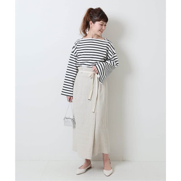 Spick and Span＞ コットンリネンオーバータックスカート◇[品番