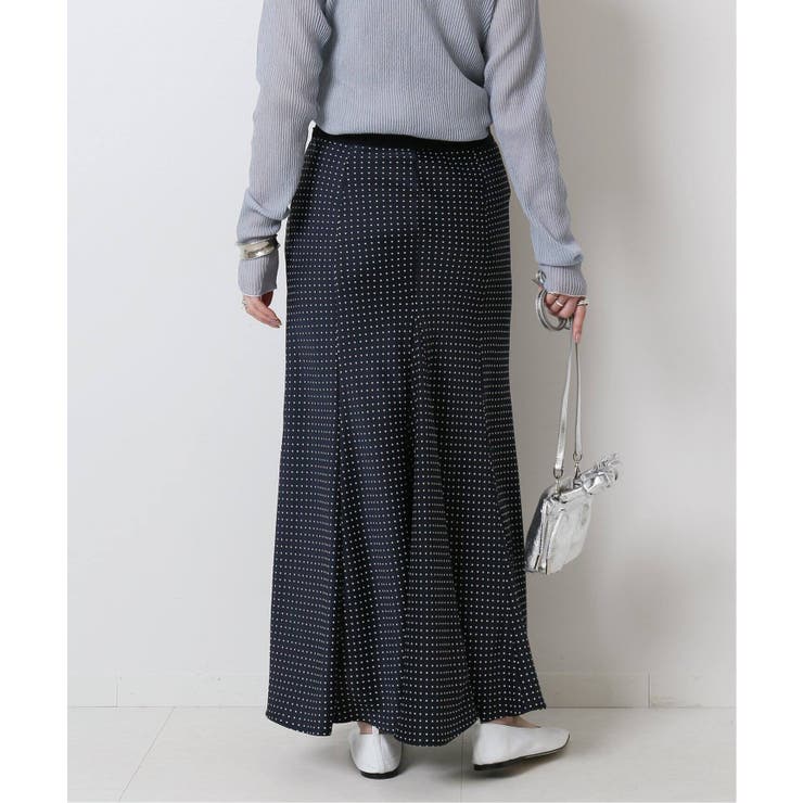 充実の品 Spick ドットフレアースカート◇[品番：BYCW0013241 Span＞ and スカート
