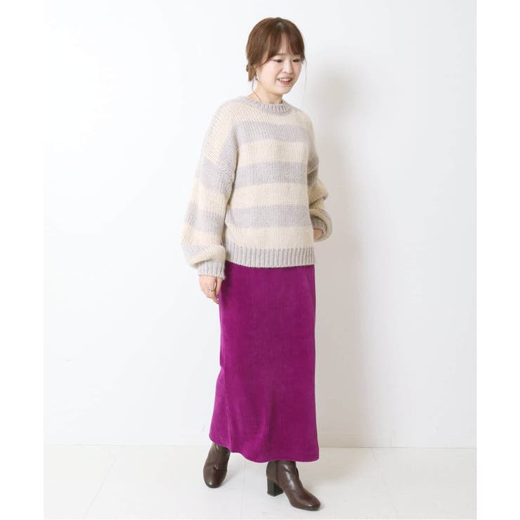 B.C STOCK＞ コーデュロイタイトロングスカート◇[品番