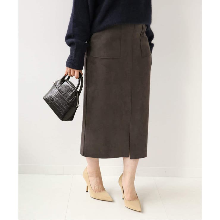 グレー | ＜B.C STOCK＞ フェイクスエード タイトスカート◆ | B.C STOCK