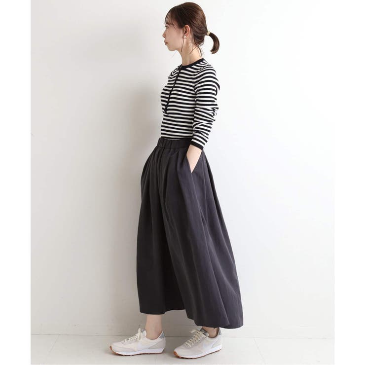 IENA＞ ワッシャータンブラーランダムタックスカート◇[品番