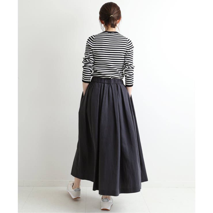 IENA＞ ワッシャータンブラーランダムタックスカート◇[品番
