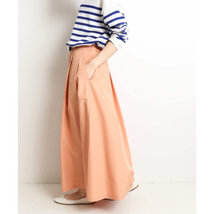 SLOBE IENA＞ コットンタフタランダムタックスカート◇[品番
