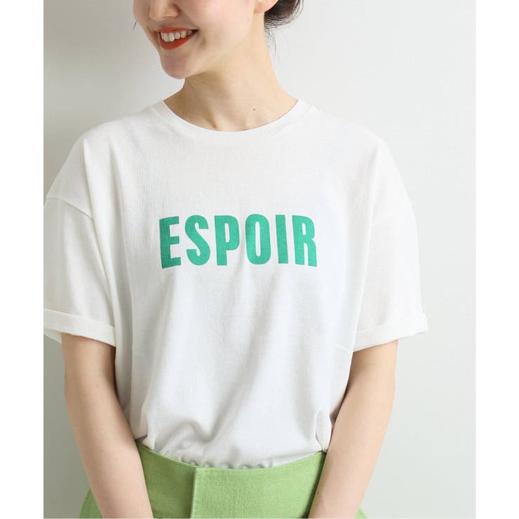IENA＞ ESPOIR Tシャツ◇[品番：BYCW0013302]｜B.C STOCK（ベー
