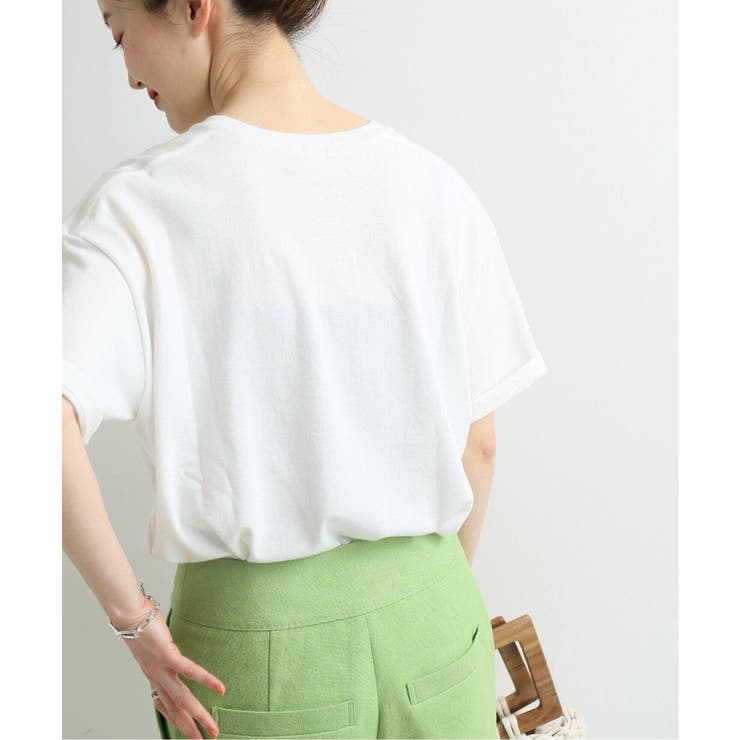 【 IENA 】ESPOIR T-shirt 新品タグ付き イエナ ロゴt ESPOIR 半袖 Tシャツ 極美品 IENA 半袖Tシャツ ホワイト