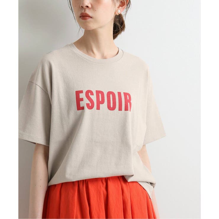 IENA＞ ESPOIR Tシャツ◇[品番：BYCW0013302]｜B.C STOCK（ベー