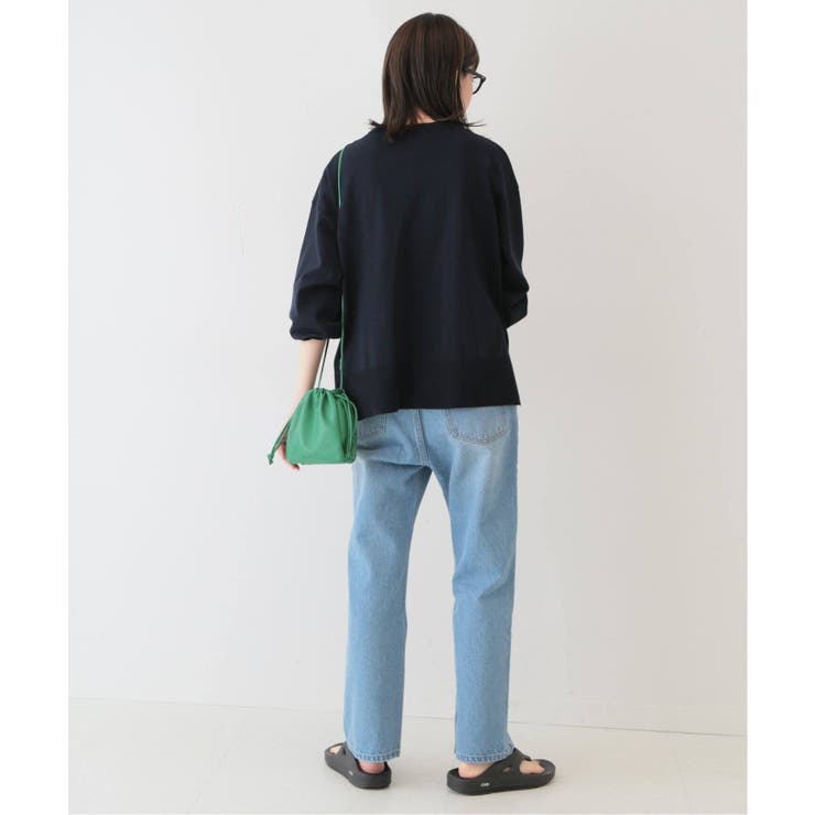 SLOBE IENA＞ アイスコットンクルーネックプルオーバー◇[品番