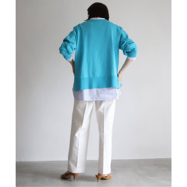 SLOBE IENA＞ アイスコットンクルーネックプルオーバー◇[品番