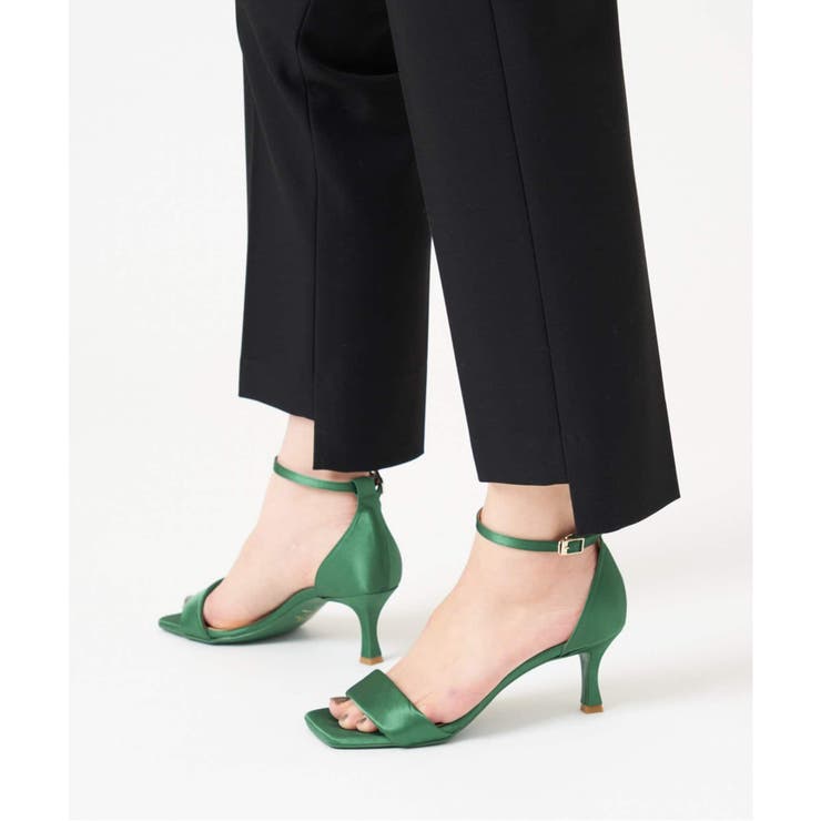 LE TALON＞ ※GRISE 6cmアンクルストラップサンダル[品番：BYCW0014271