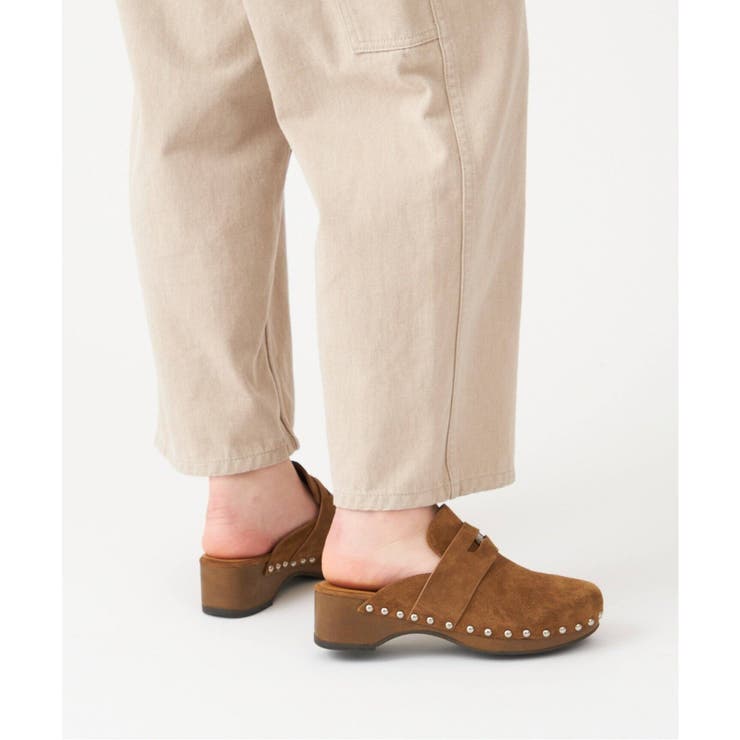 LE TALON＞ GRISE レザーサボミュール[品番：BYCW0014275]｜B.C